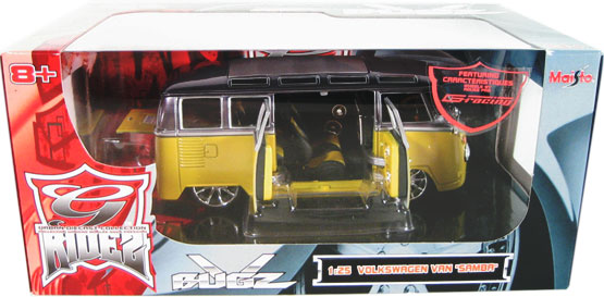 VW Samba Van - Yellow (Maisto G-Ridez) 1/25