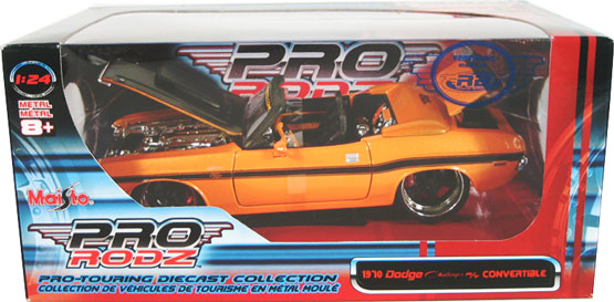 1970 Dodge Challenger R/T - Orange (Maisto Pro-Rodz) 1/24