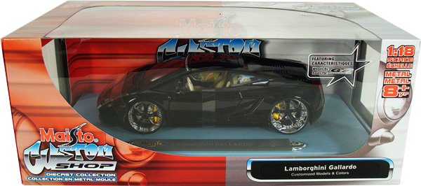 Lamborghini Gallardo - Black (Maisto Playerz) 1/18