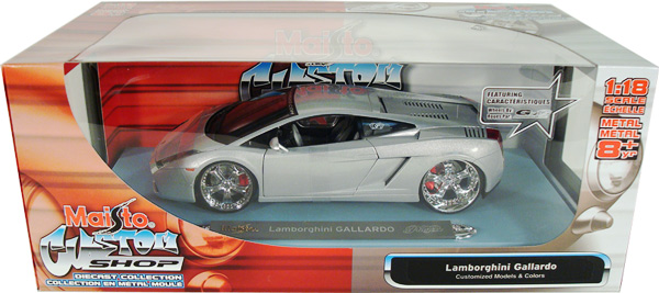 Lamborghini Gallardo - Silver (Maisto Playerz) 1/18