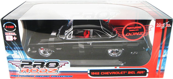 1962 Chevy Bel Air - Black (Maisto Pro Rodz) 1/18