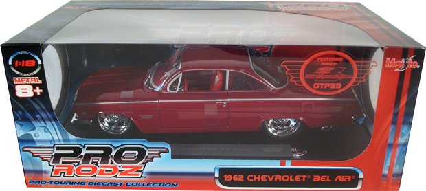 1962 Chevy Bel Air - Red (Maisto Pro Rodz) 1/18
