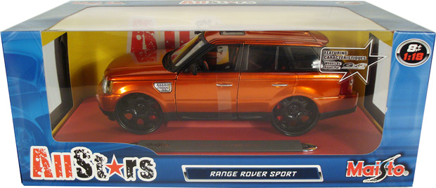 Land Rover Range Rover Sport - Metallic Orange (Maisto All Stars) 1/18