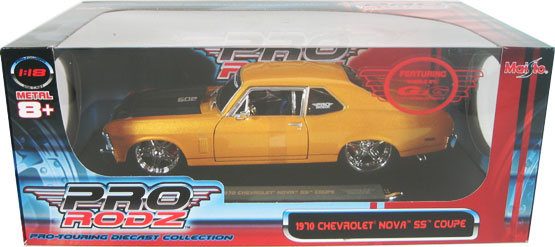 1970 Chevy Nova SS 396 - Gold (Maisto Pro-Rodz) 1/18