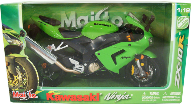 Kawasaki Ninja ZX-10R - Green (Maisto) 1/12