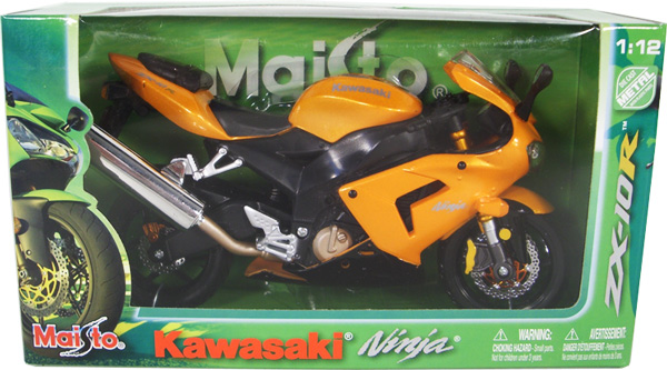 Kawasaki Ninja ZX-10R - Orange (Maisto) 1/12