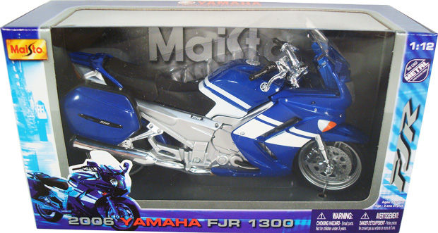 2006 Yamaha FJR 1300 - Blue (Maisto) 1/12