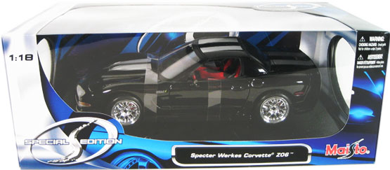 Chevrolet Corvette Z06 Specter Werkes Group 5 - Metallic Black (Maisto) 1/18
