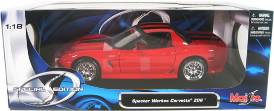 Chevrolet Corvette Z06 Specter Werkes Group 5 - Red (Maisto) 1/18