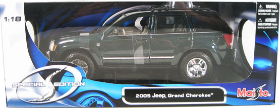 2005 Jeep Grand Cherokee - Metallic Green (Maisto) 1/18