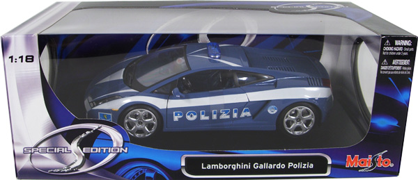 Lamborghini Gallardo Polizia (Maisto) 1/18