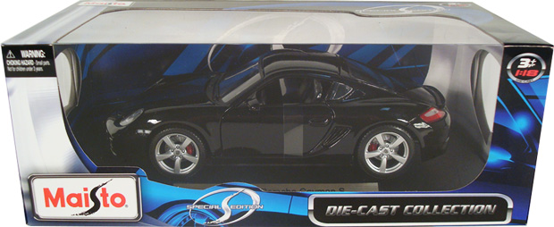 Porsche Cayman S - Black (Maisto) 1/18