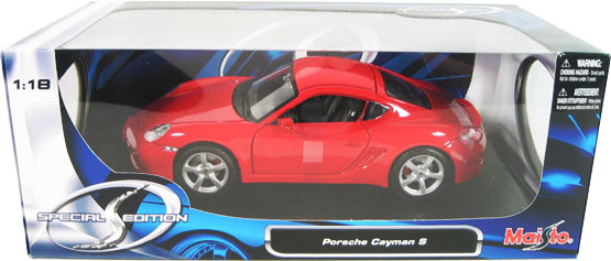 Porsche Cayman S - Red (Maisto) 1/18