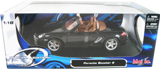 2005 Porsche Boxster S - Black (Maisto) 1/18