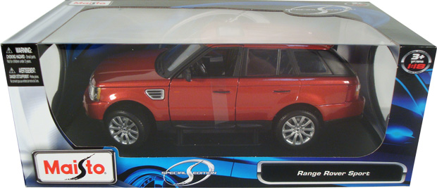 Mail Beer cassette Land Rover Range Rover Sport - Orange (Maisto) 1/18 diecast car scale model