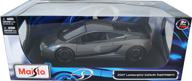 2007 Lamborghini Gallardo Superleggera - Metallic Grey (Maisto) 1/18