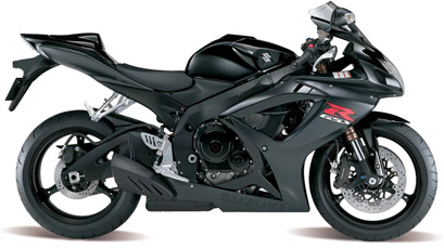 2006 Suzuki GSX R-600 - Black (Maisto) 1/12