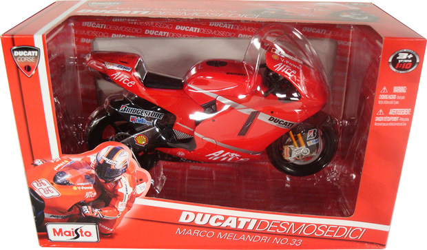 2008 Ducati Desmosedici Marco Malandri No. 33 (Maisto) 1/10