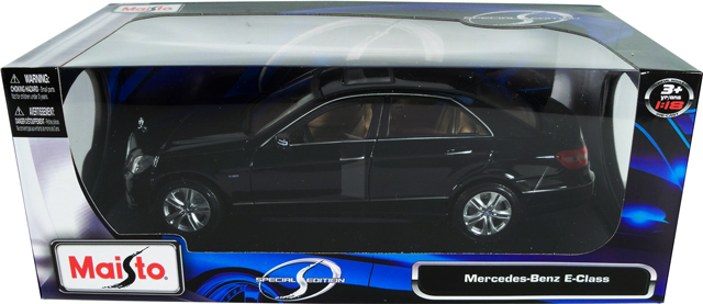 2010 Mercedes-Benz E-Class - Black (Maisto) 1/18