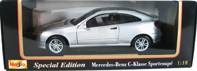 2002 Mercedes-Benz C-Klasse C230K Sportcoupe (Maisto) 1/18