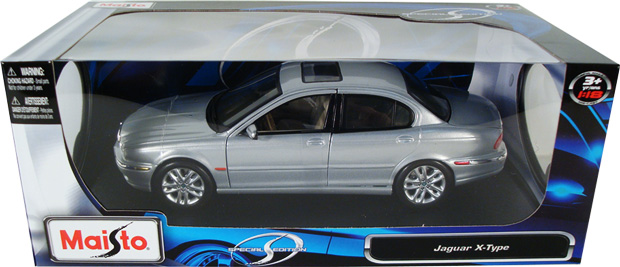 2001 Jaguar X-Type - Silver (Maisto) 1/18