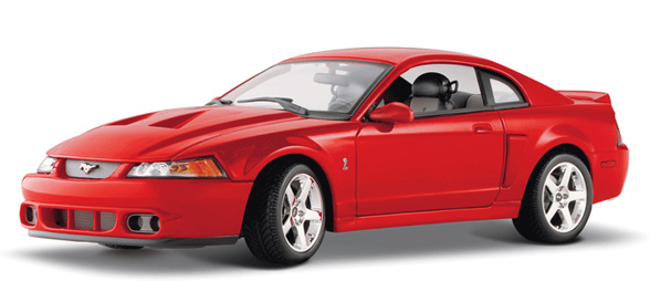 2003 Ford Mustang SVT Cobra Coupe - Red (Maisto) 1/18
