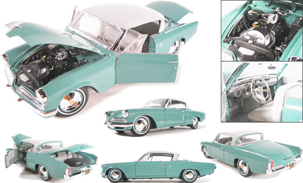 1953 Studebaker Starliner Coupe - Green (Maisto) 1/18