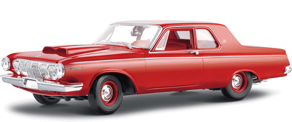 1963 Dodge 330 - Red (Maisto) 1/18