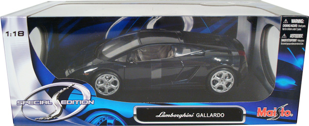 Lamborghini Gallardo - Black (Maisto) 1/18