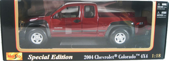 2004 Chevrolet Colorado Z71 - Red (Maisto) 1/18