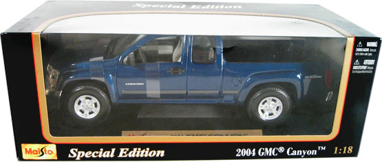 2004 GMC Canyon 4x4 - Metallic Blue (Maisto) 1/18