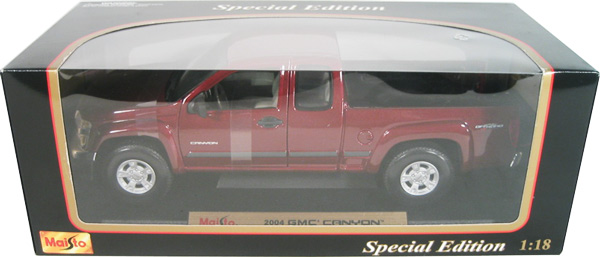 2004 GMC Canyon Pickup - Burgundy (Maisto) 1/18