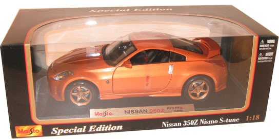 2003 Nissan 350 Z Fairlady NISMO S-Tune - Sunset Orange (Maisto) 1/18