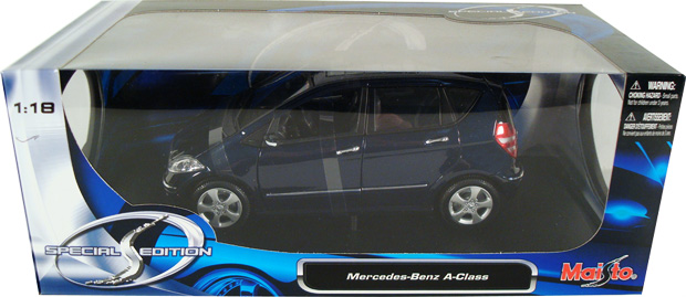 Mercedes-Benz A-Class - Dark Blue (Maisto) 1/18