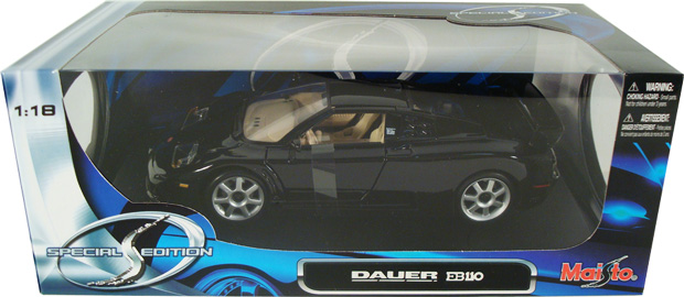Bugatti Dauer EB 110 - Black (Maisto) 1/18
