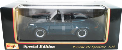 1989 Porsche 911 Speedster - Green (Maisto) 1/18