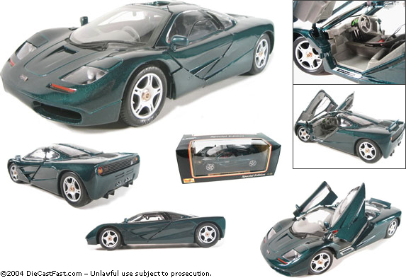 1993 McLaren F1 - Green (Maisto) 1/18