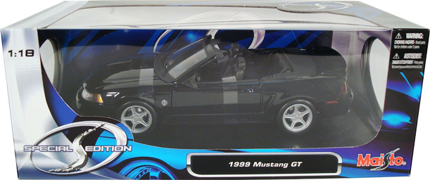 1999 Ford Mustang GT - Black (Maisto) 1/18