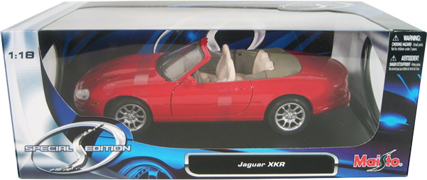 1998 Jaguar XKR - Red (Maisto) 1/18