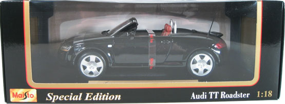 Audi TT Roadster - Black (Maisto) 1/18