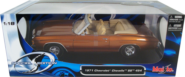1971 Chevy Chevelle SS454 - Brown (Maisto) 1/18