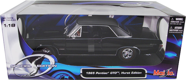 1965 Pontiac GTO Hurst - Black (Maisto) 1/18
