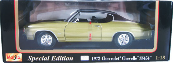 1972 Chevy Chevelle SS454 Coupe - Bronze (Maisto) 1/18
