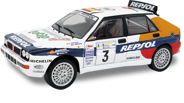 1991 Lancia Delta HF Rally #3 - Repsol (Ricko Ricko) 1/18