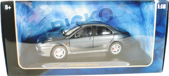 2002 Alfa Romeo 156 GTA - Gray (Ricko Ricko) 1/18