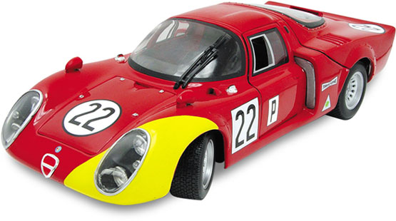 1968 Alfa Romeo 33.2 Daytona #22 Casoni/Biscaldi (Ricko Ricko) 1/18