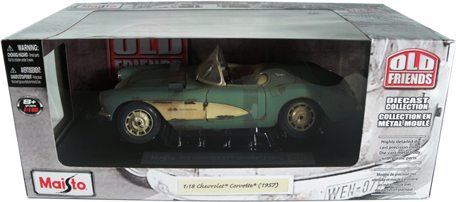 1957 Chevy Corvette (Maisto "Old Friends") 1/18