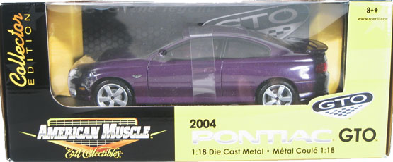 2004 Pontiac GTO - Cosmos Purple - Collector Edition Series (Ertl) 1/18