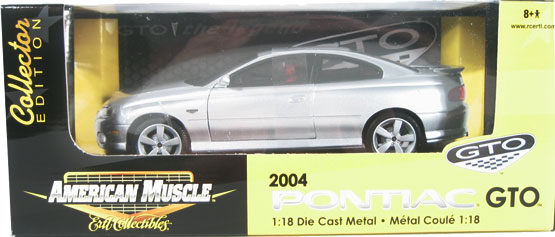 2004 Pontiac GTO - Quick Silver (Ertl) 1/18