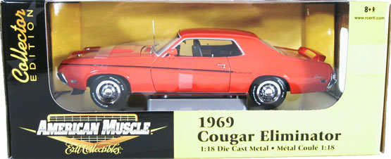 1969 Mercury Cougar Eliminator - Competition Orange (Ertl) 1/18